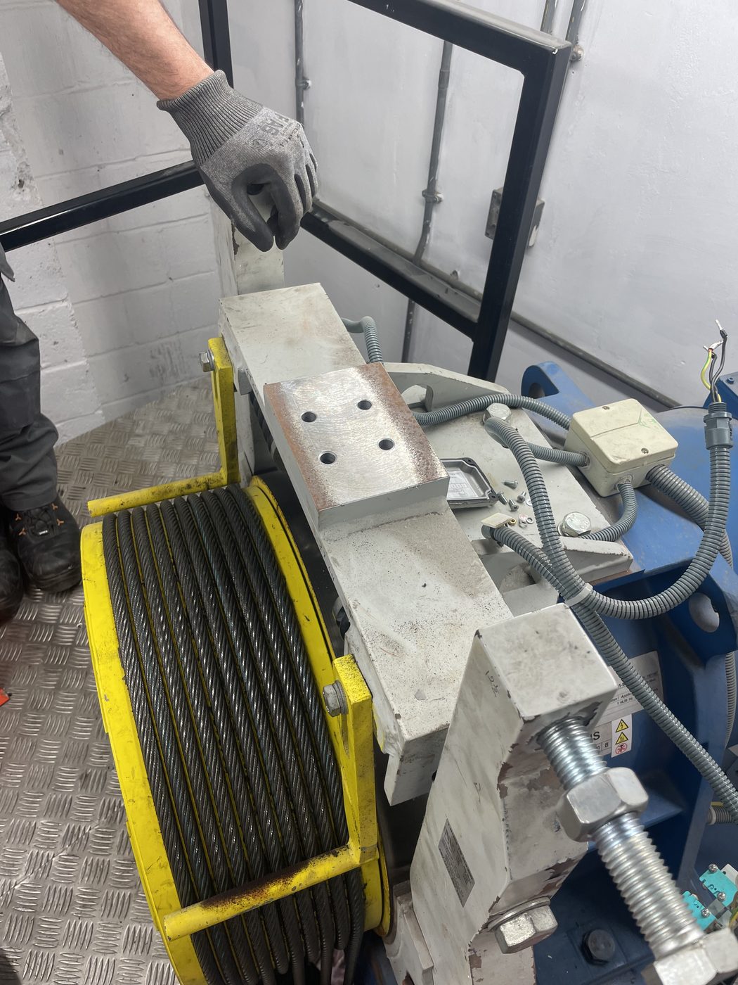 Brake Solenoid repair works on site